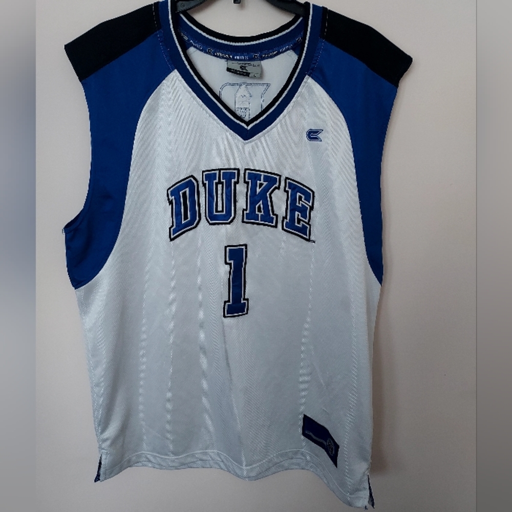 NCAA Duke Blue Devils Lrg Basketball Jersey #1 College Equipment North Carolina